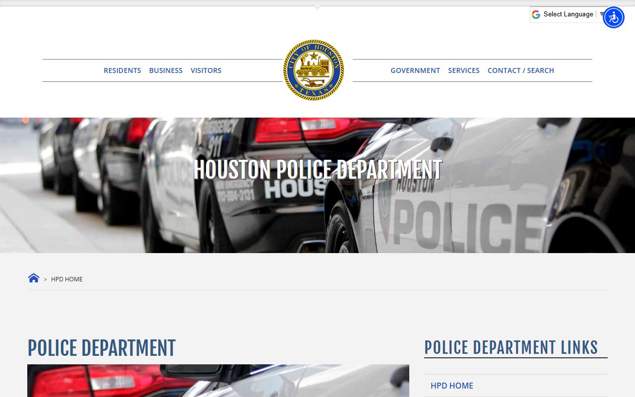 Houston 72 hour booking records search HPD
