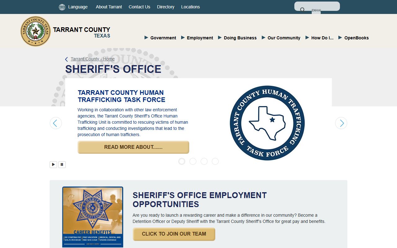 Mansfield 72 hour booking Tarrant County inmate search