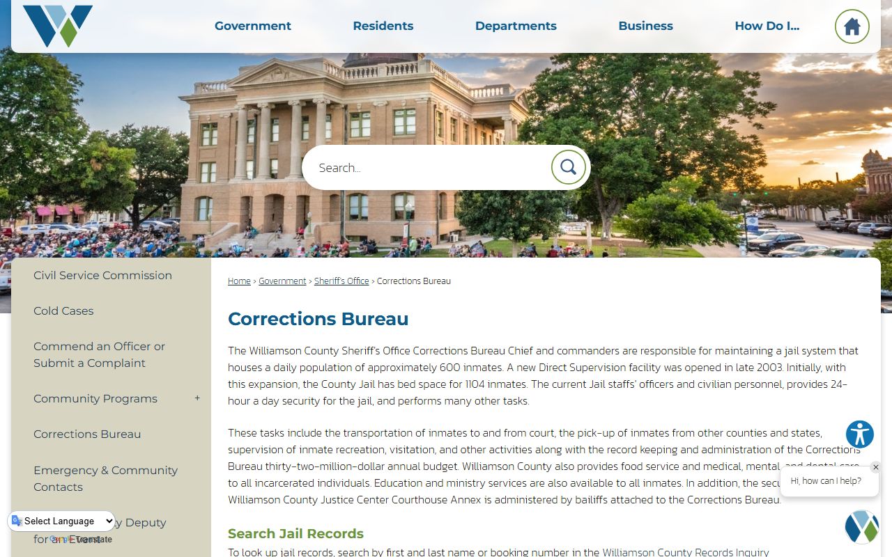 Round Rock 72 hour booking Williamson County inmate search