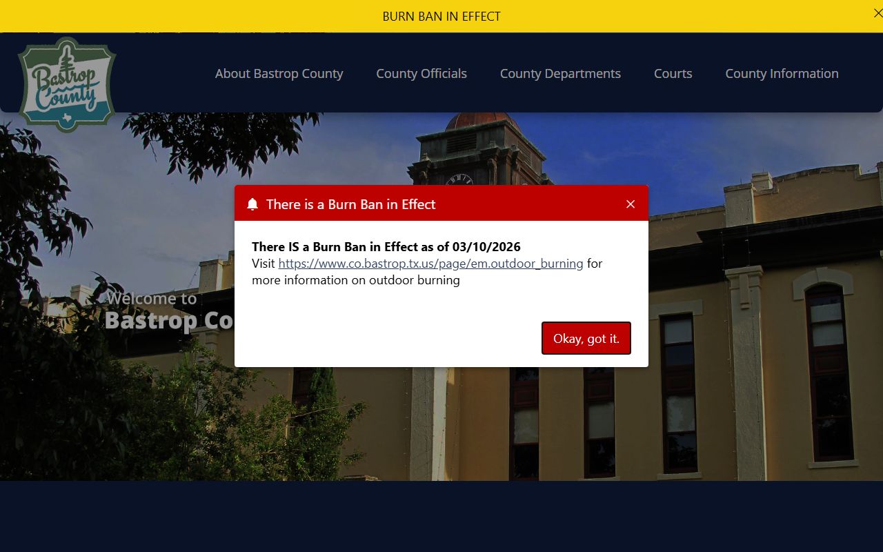 Bastrop County 72 hour booking county website