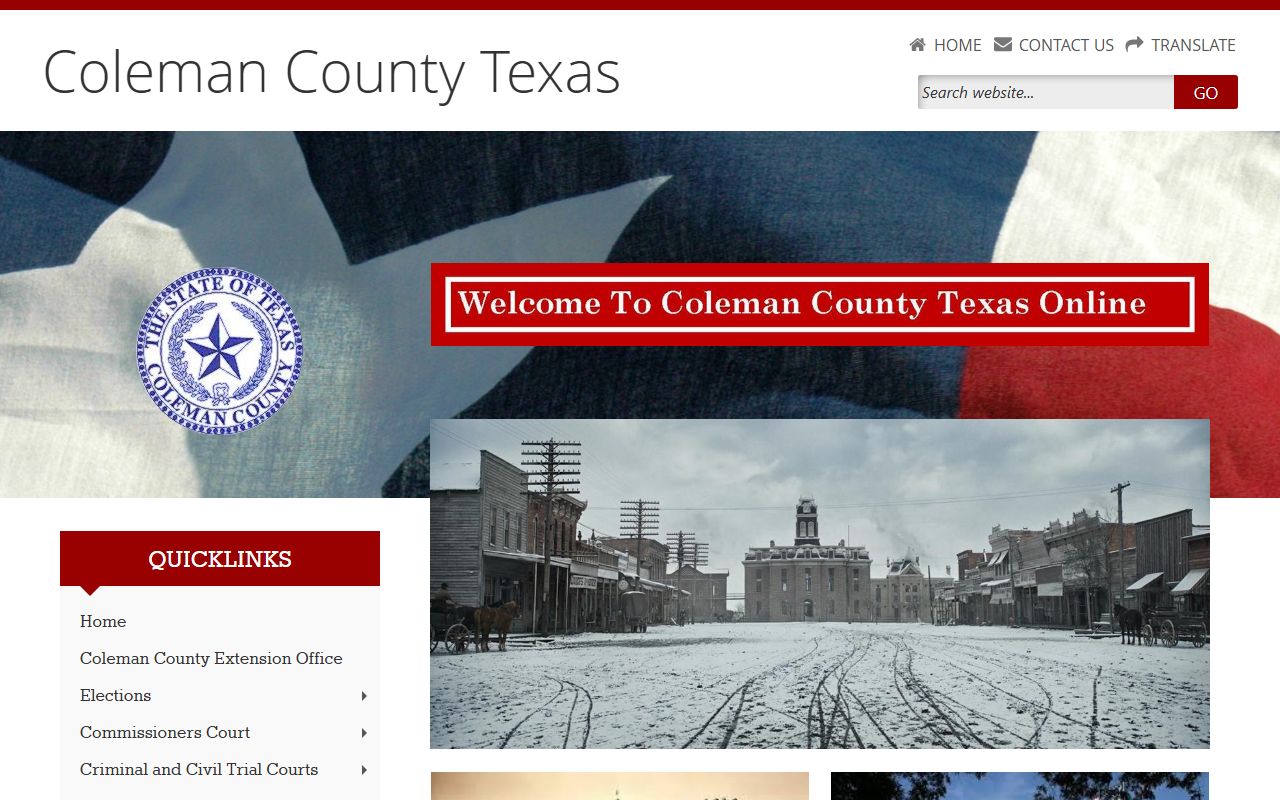 Coleman County 72 hour booking official website