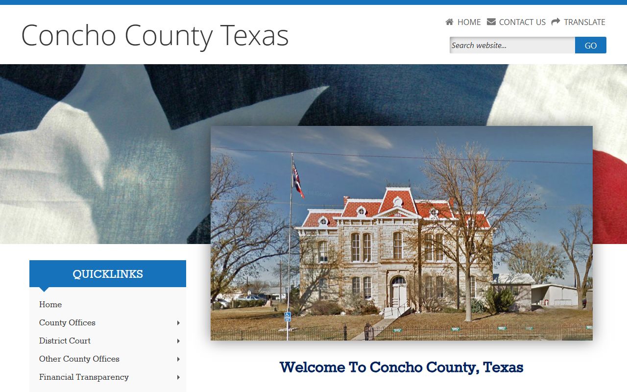 Concho County 72 hour booking official website