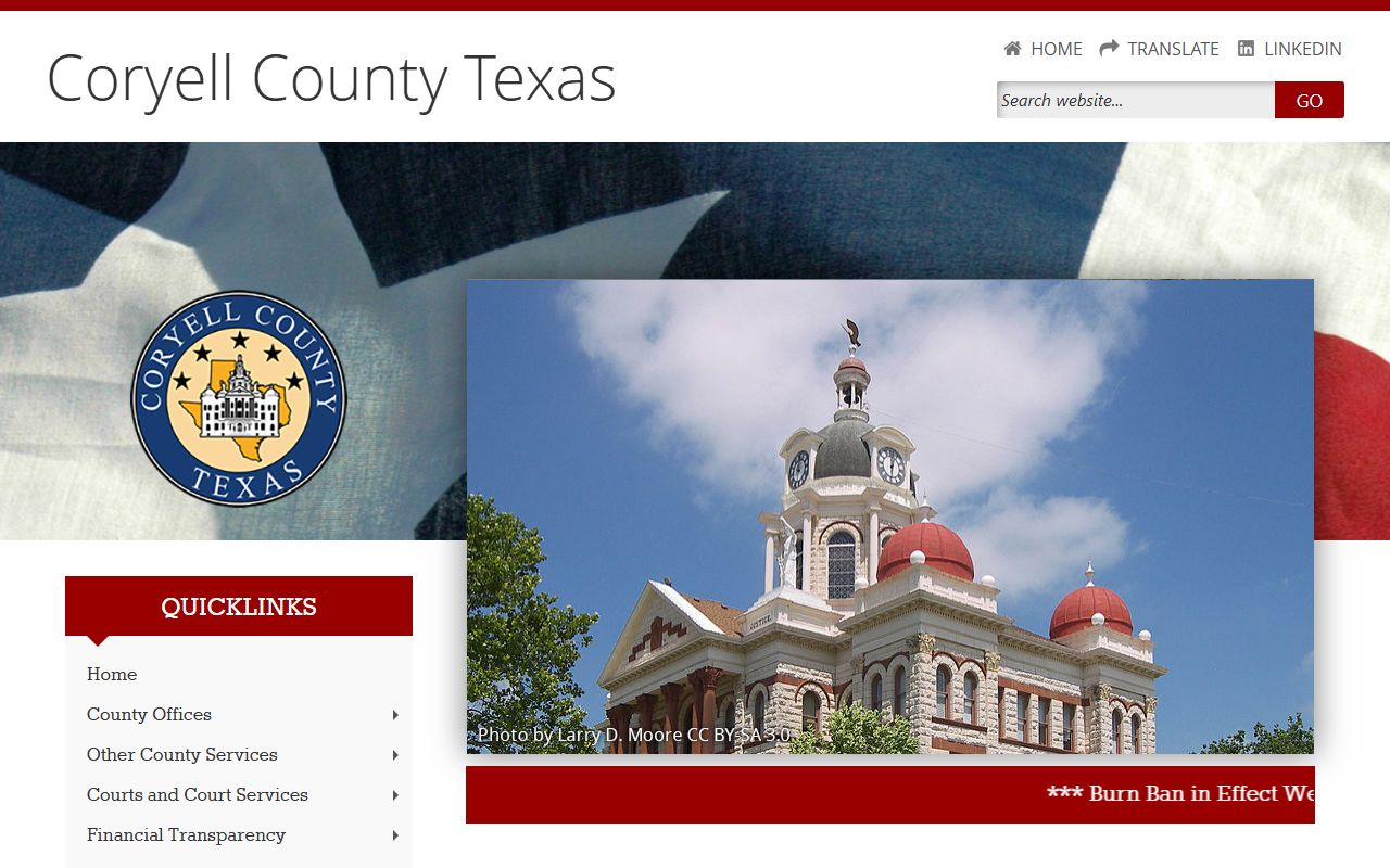 Coryell County 72 hour booking official website