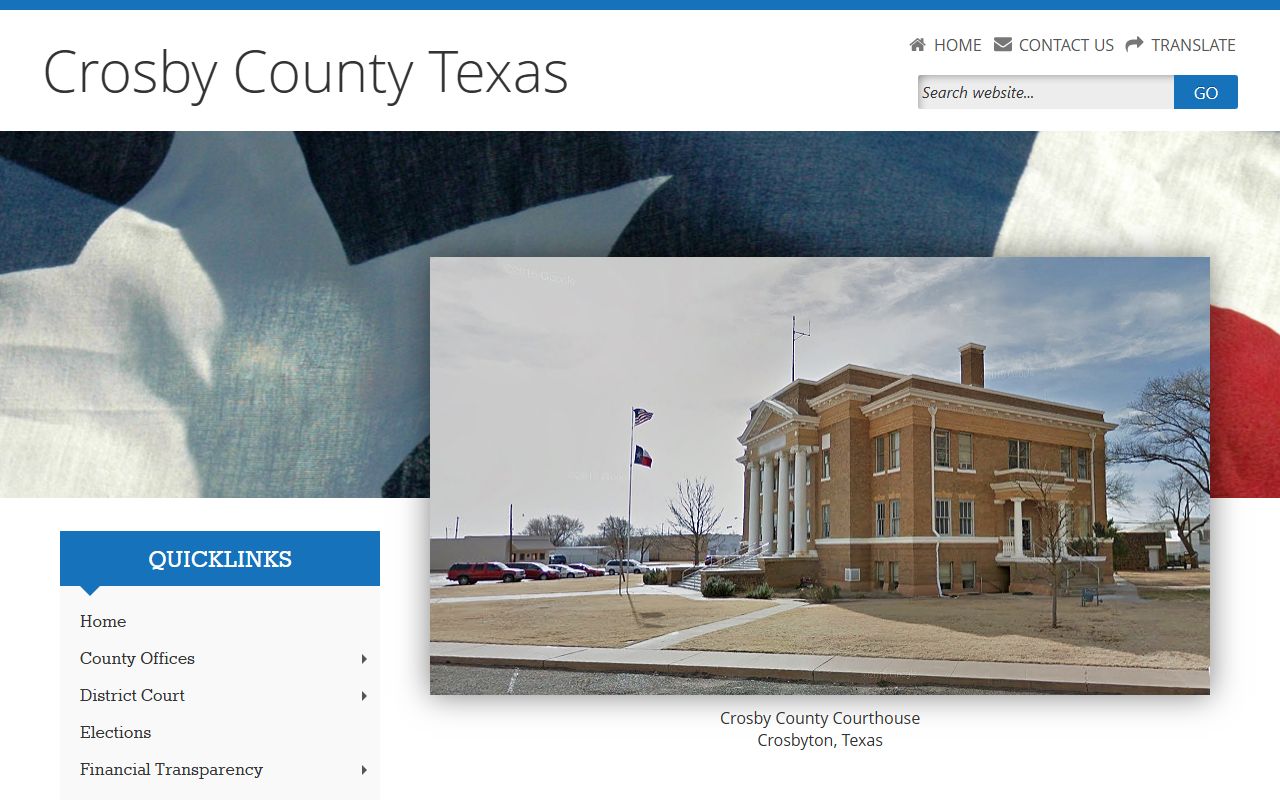 Crosby County 72 hour booking official website