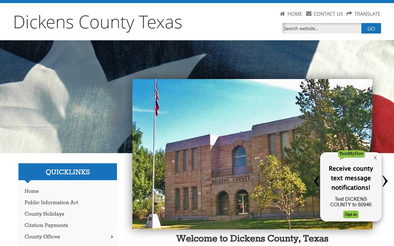 Dickens County 72 hour booking records portal