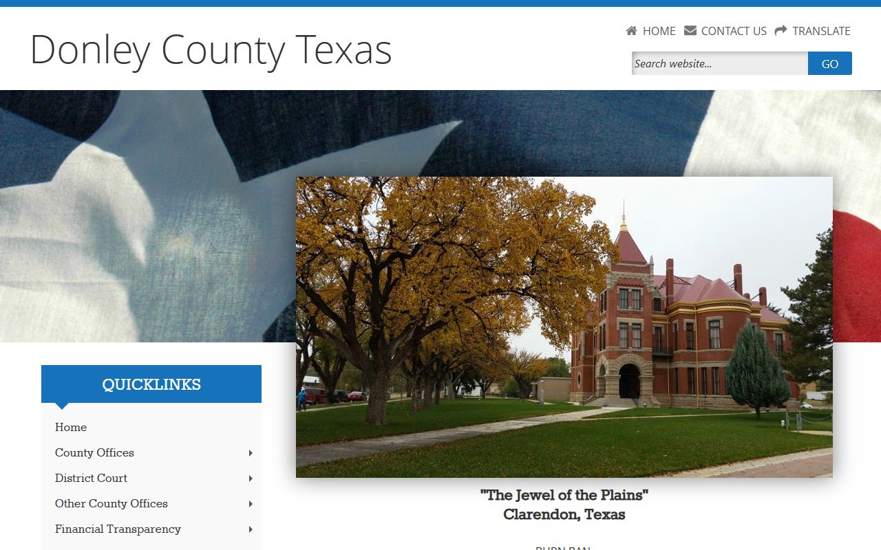 Donley County 72 hour booking records portal
