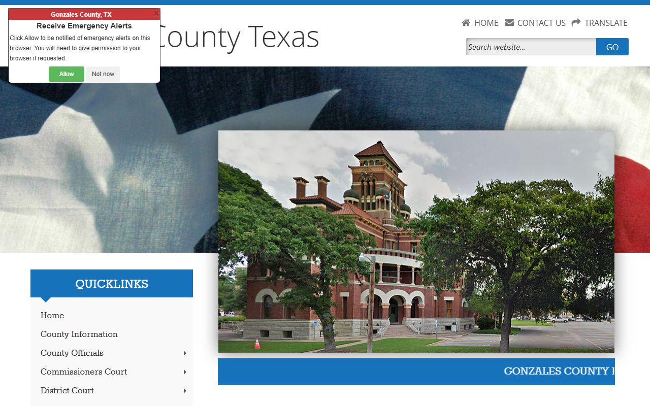 Gonzales County 72 hour booking records portal