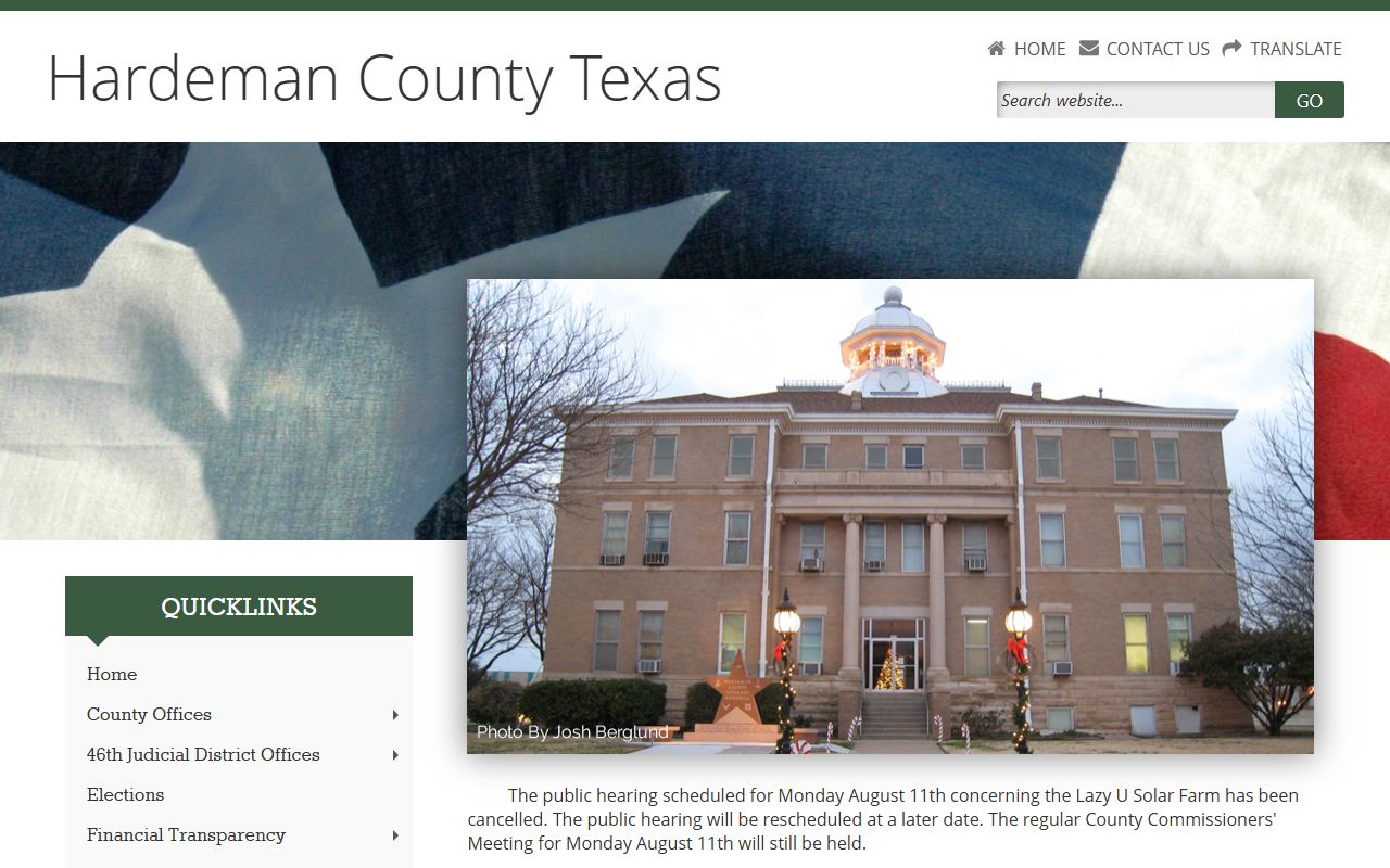 Hardeman County 72 hour booking records portal