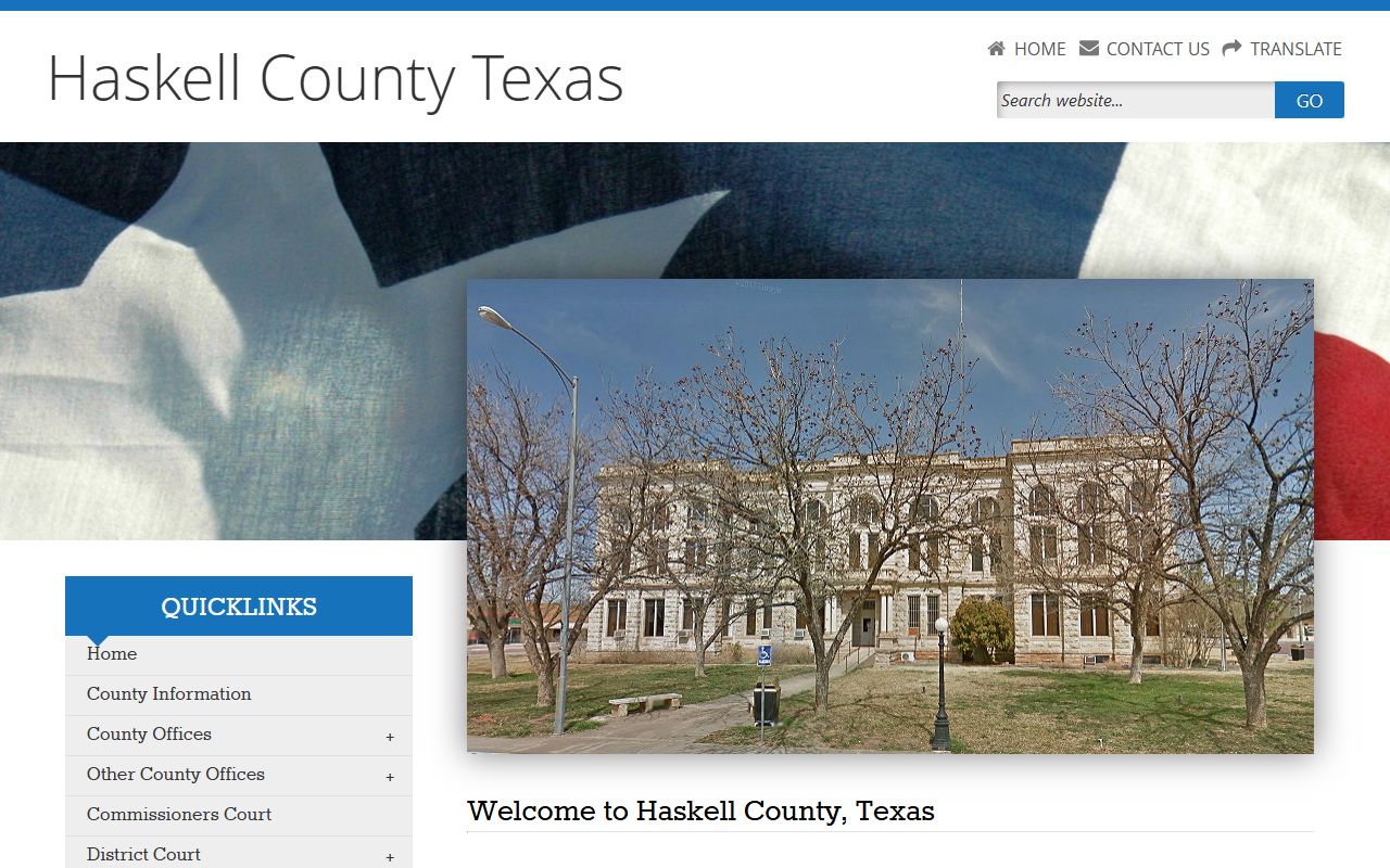 Haskell County 72 hour booking records portal