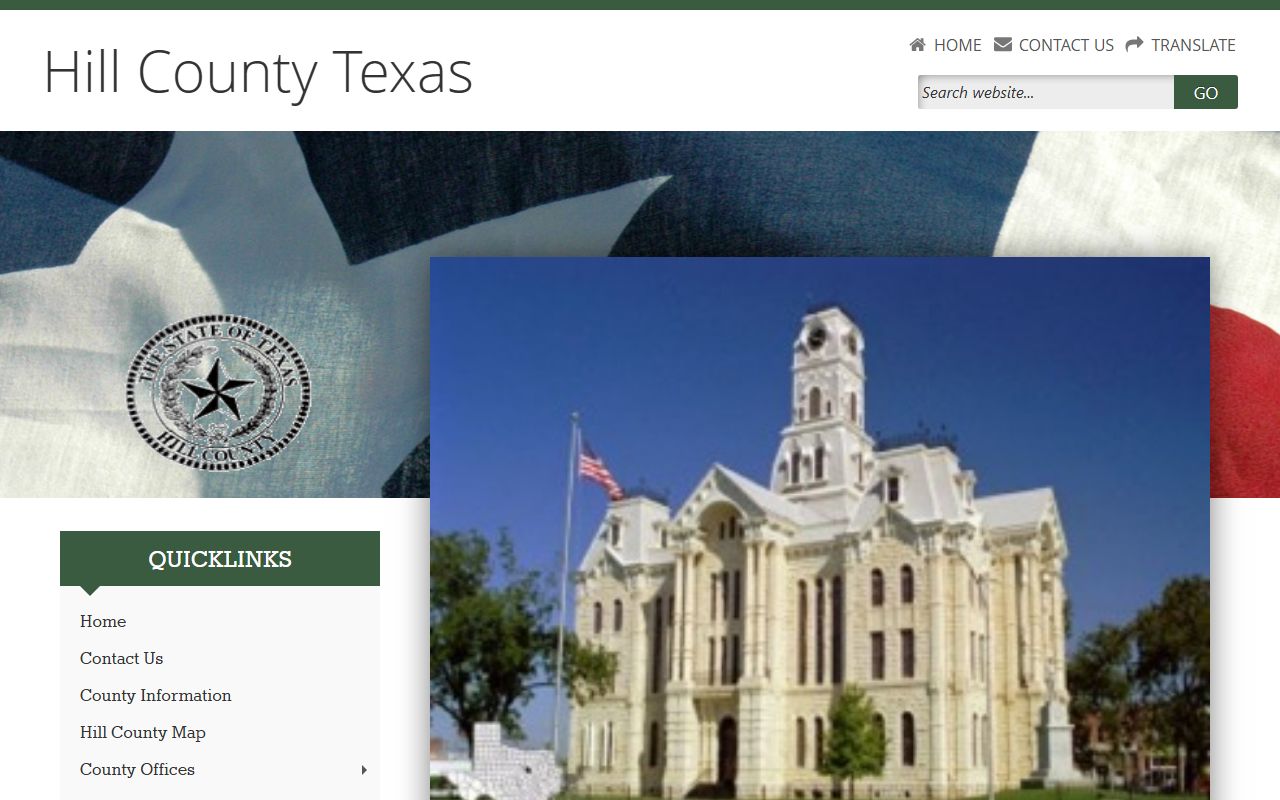 Hill County 72 hour booking records portal