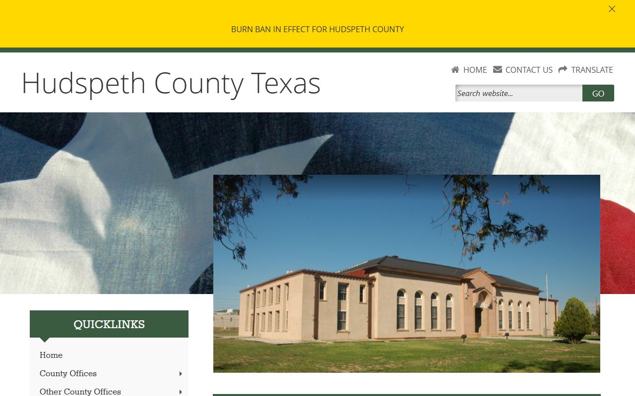 Hudspeth County 72 hour booking records portal