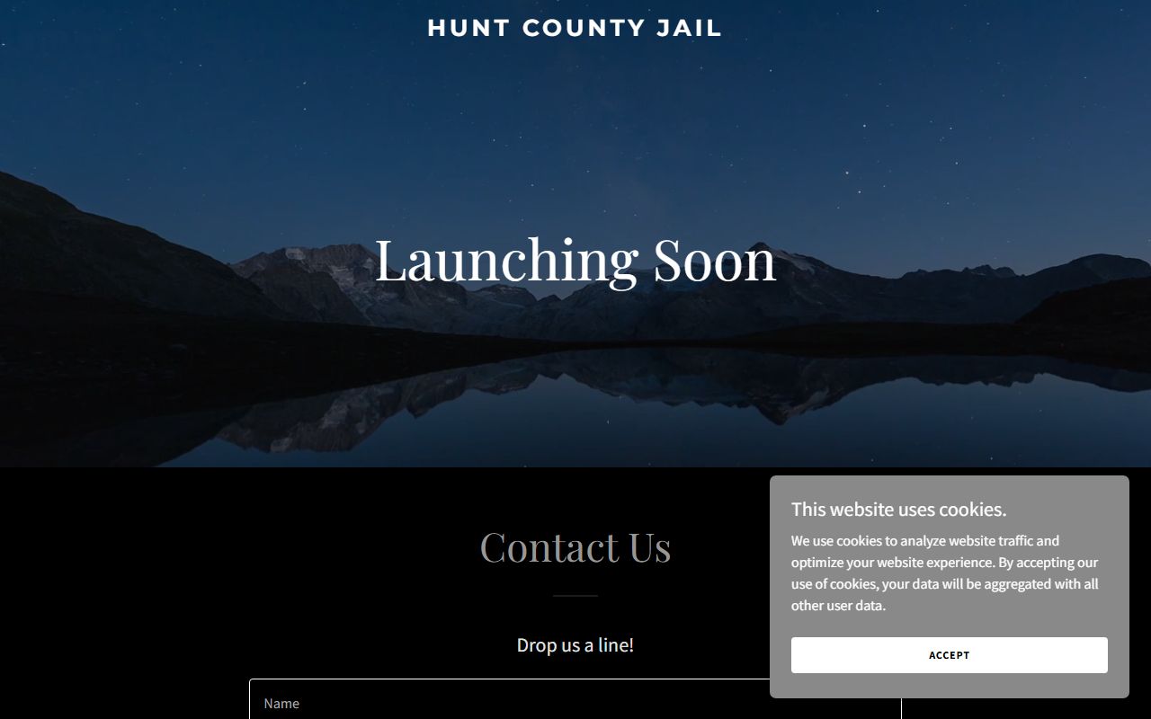Hunt County 72 hour booking records portal