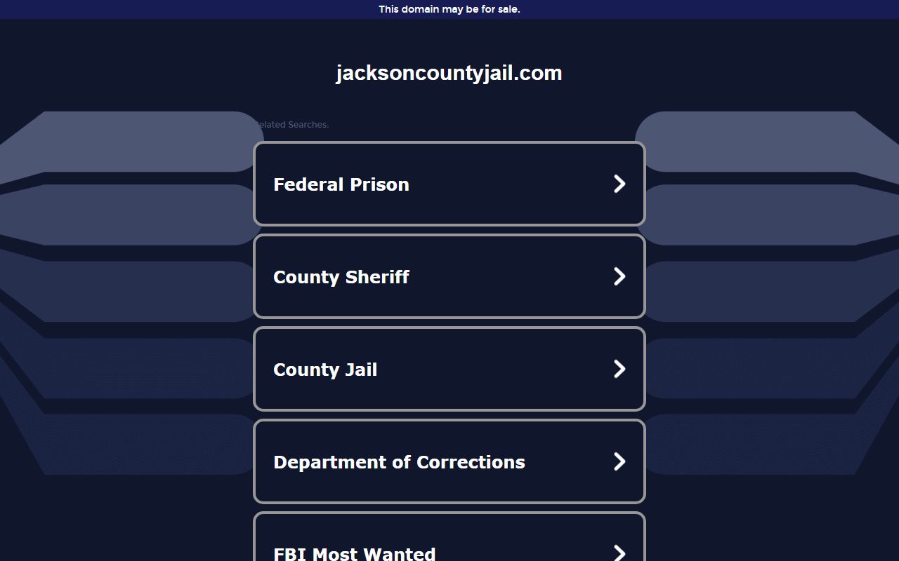 Jackson County jail information for 72 hour booking records