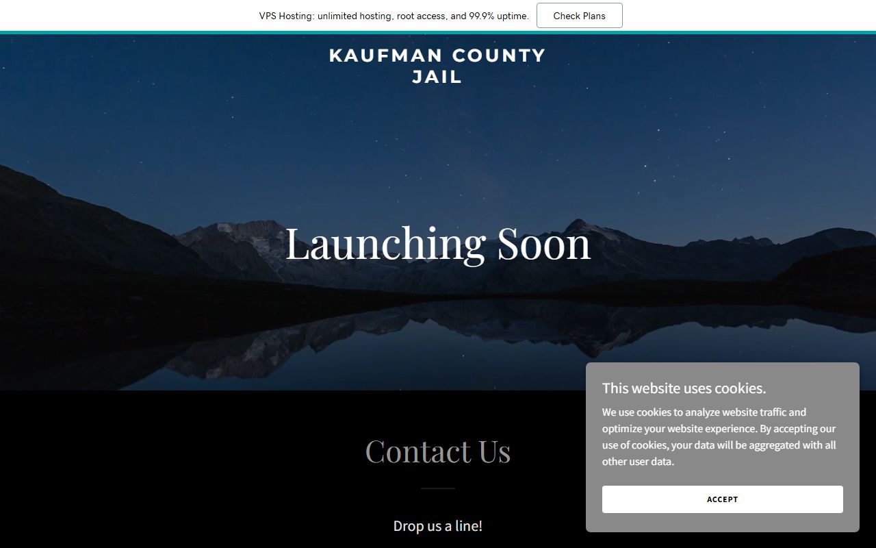 Kaufman County jail information for 72 hour booking records