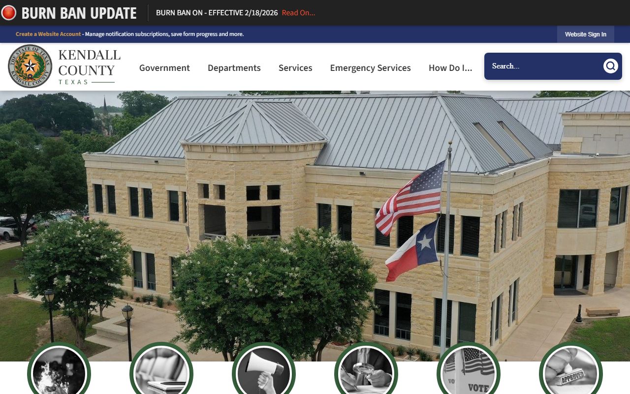 Kendall County website for 72 hour booking information