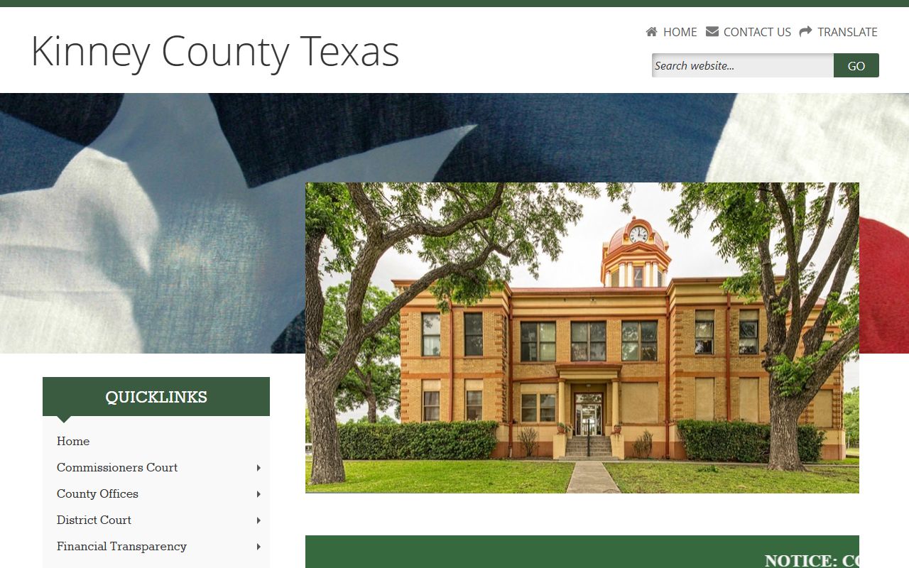 Kinney County 72 hour booking official website