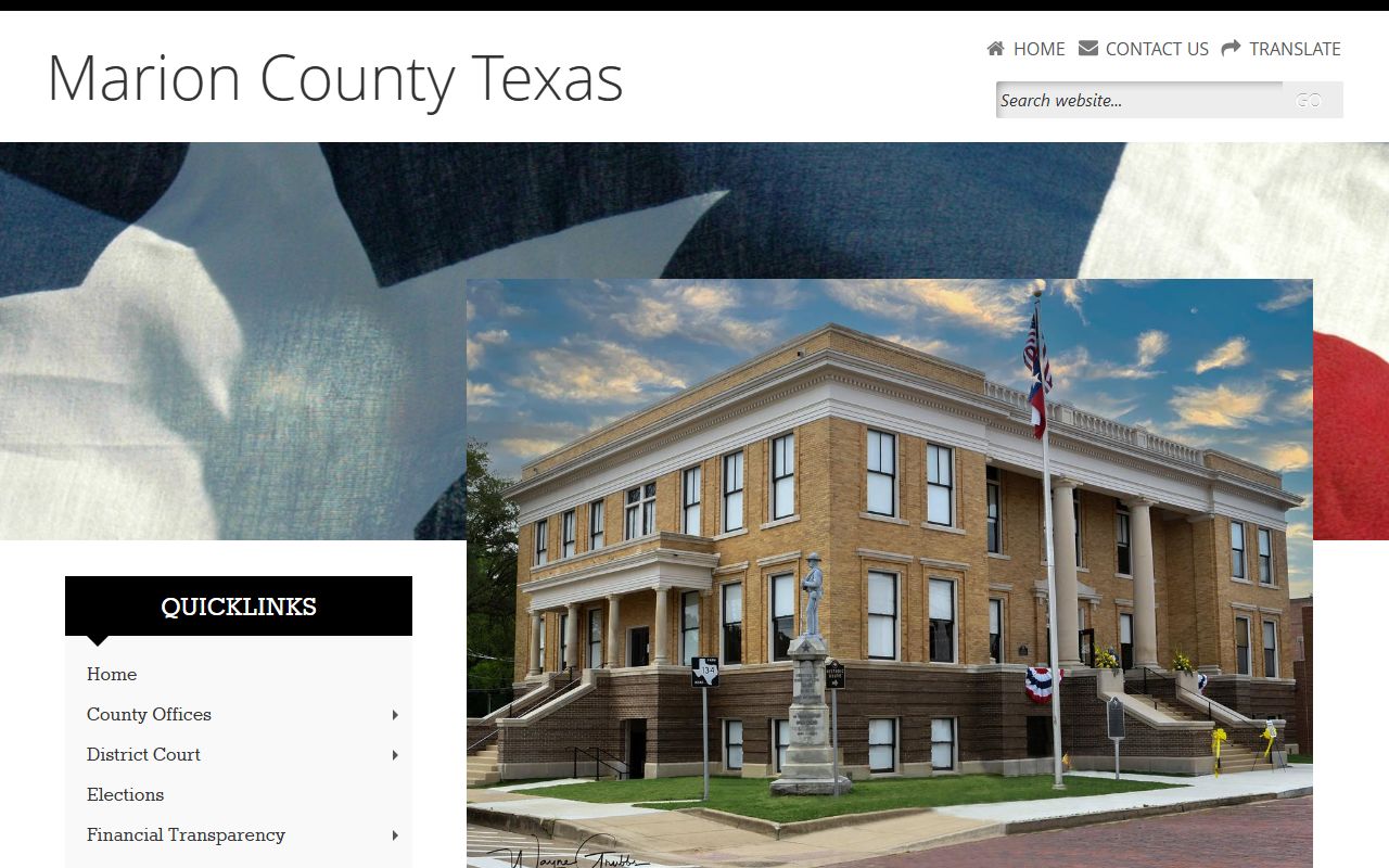 Marion County official website for 72 hour booking records