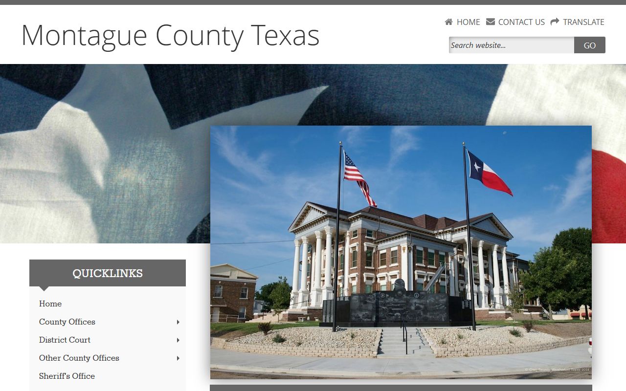 Montague County official website for 72 hour booking records