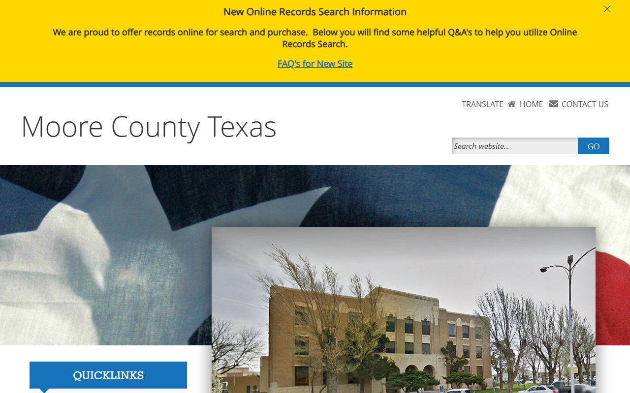 Moore County official website for 72 hour booking records