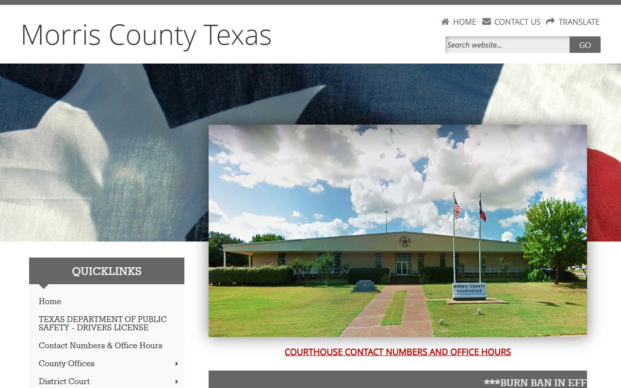 Morris County official website for 72 hour booking records