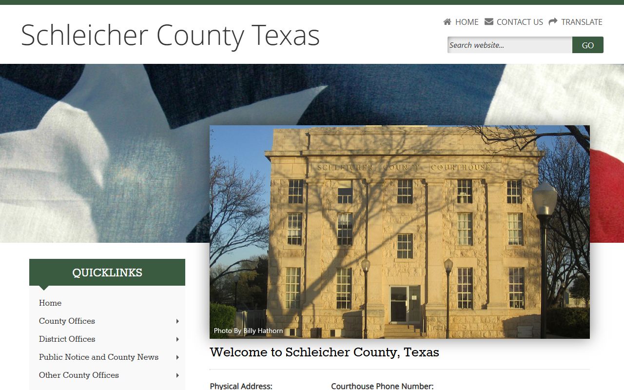 Schleicher County 72 hour booking records