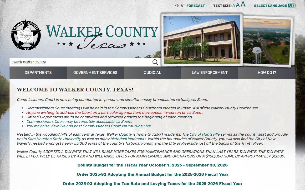 Walker County 72 hour booking records