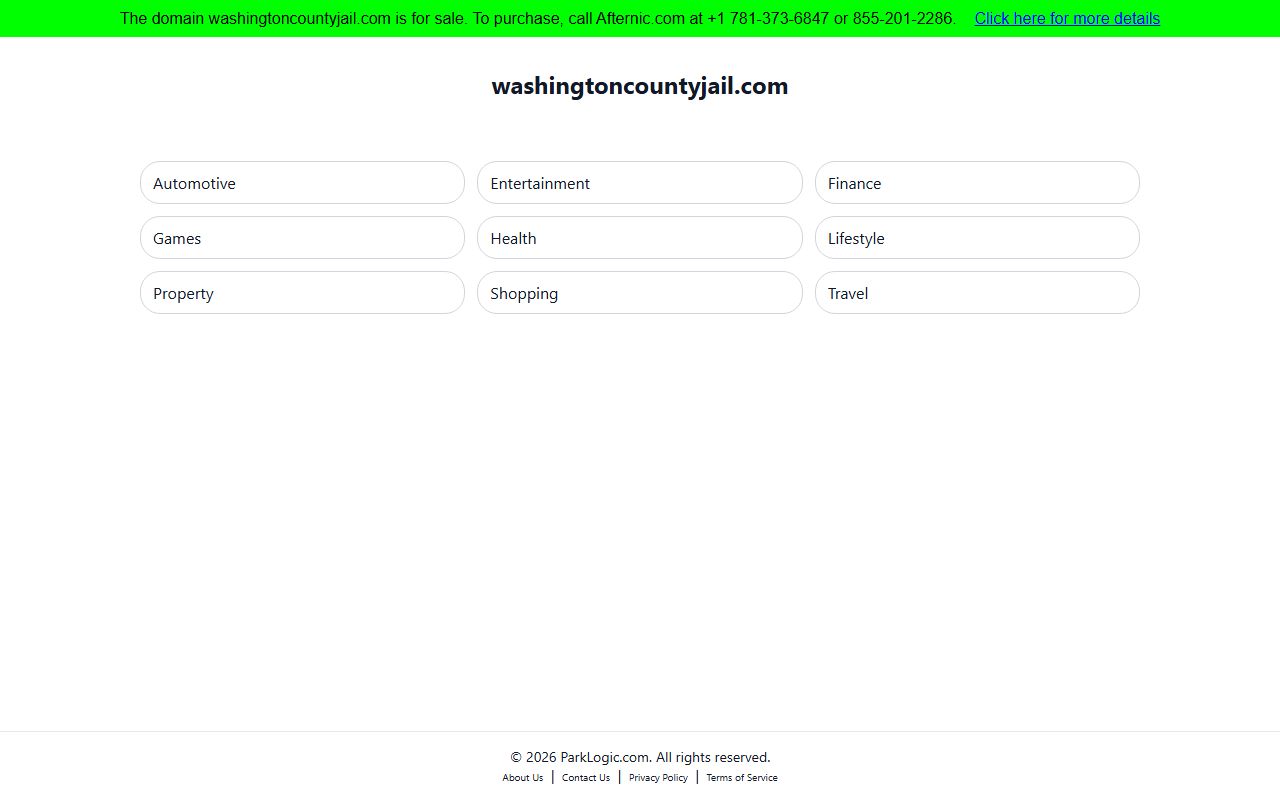 Washington County 72 hour booking records