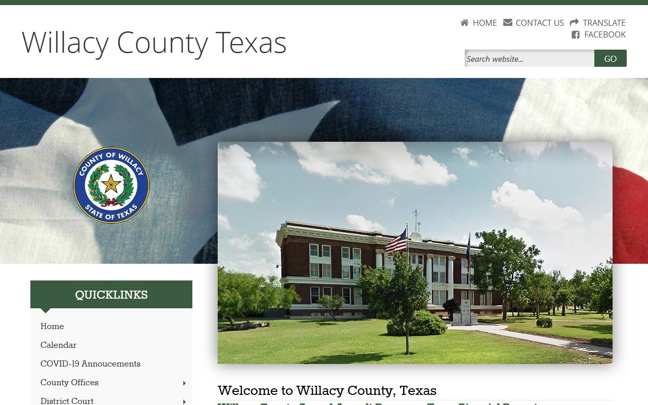 Willacy County 72 hour booking records